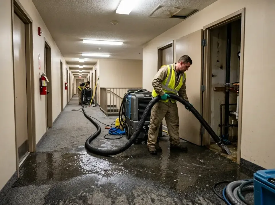 multi-unit-apartment-hallway-f-005 — frequently asked questions, Emergency Burst Pipe Water Extraction & Removal in Mound, MN